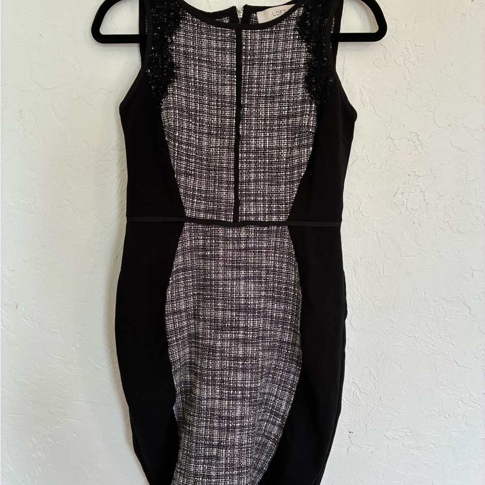Elegant Black and Gray Dress